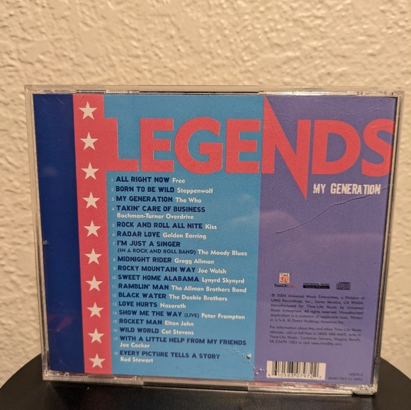 Legends My Generation CD - Blue - Picture 3 of 6